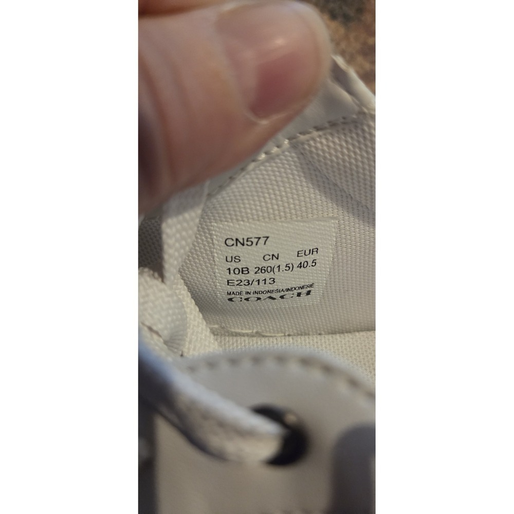 coach white 10 sneakers womens, Preppy, Vacation, Summer, Graduation.New NW - Picture 13 of 13